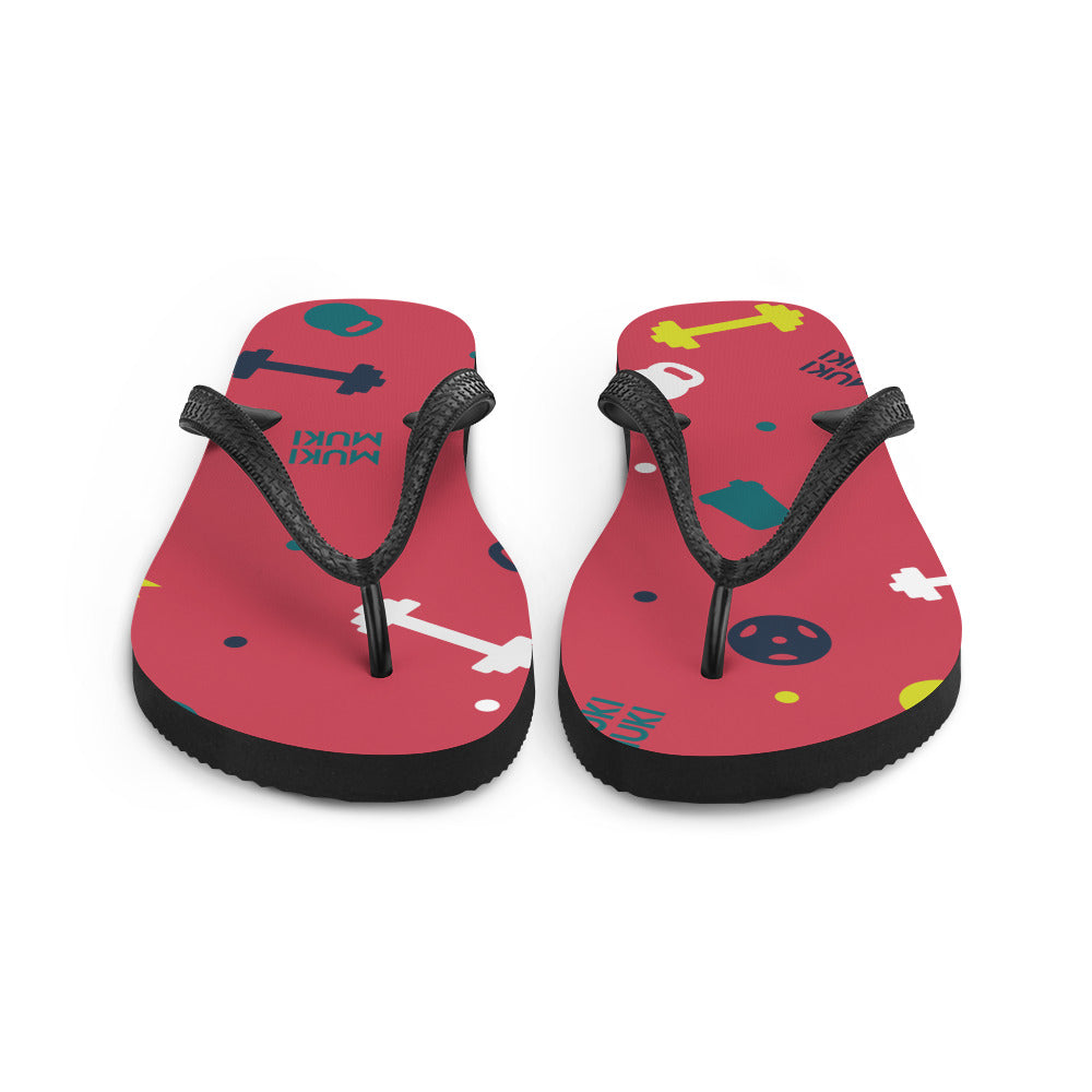 Flushed Gym Stuff Flip-Flops