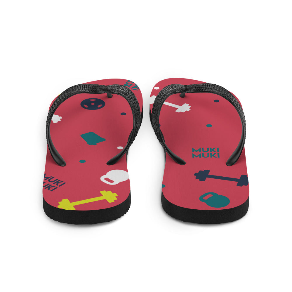 Flushed Gym Stuff Flip-Flops