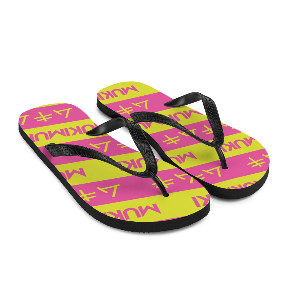 Pink Lemonade Mukimuki Flip-Flops