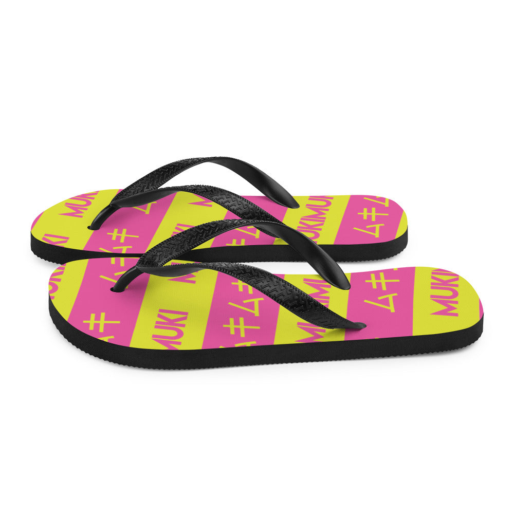 Pink Lemonade Mukimuki Flip-Flops