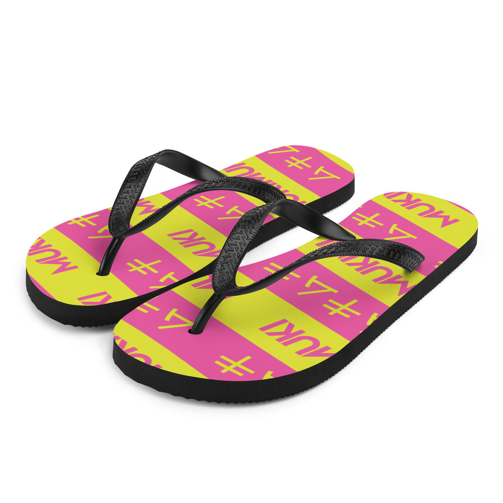 Pink Lemonade Mukimuki Flip-Flops